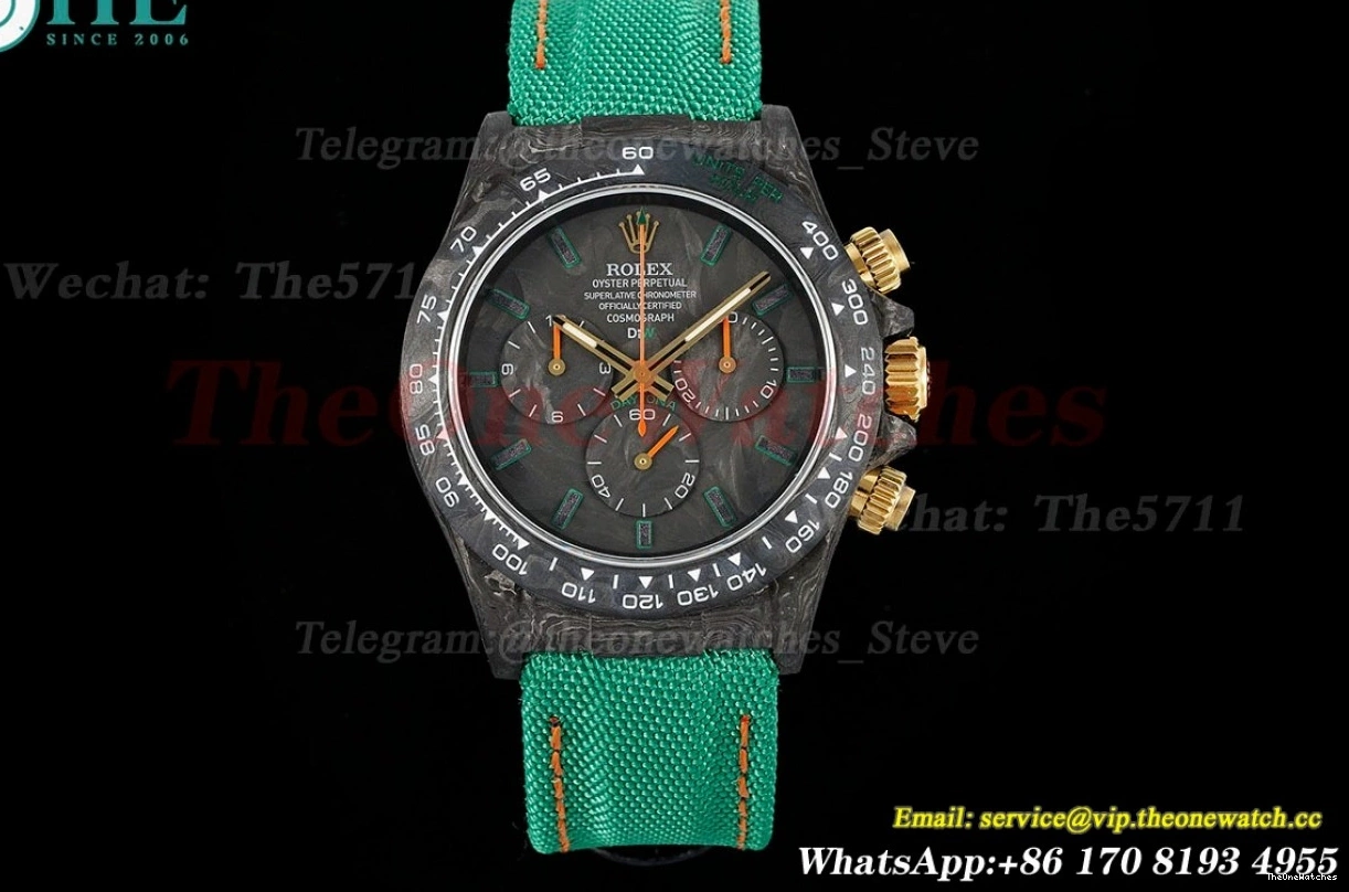 Black NY Daytona Diw Carbon Black 40mm DD4130 N6F 0410